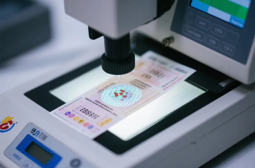 专业设备检测彩票票据真伪，保障兑奖公正